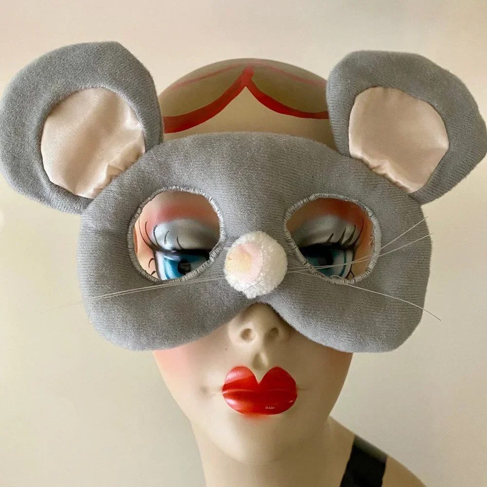 HP🌸 Vintage Handmade Mouse mask for kids Cosplay